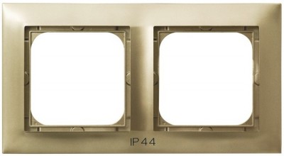 Ramka podwójna do łączników IP-44 Ramka podwójna do łączników IP-44