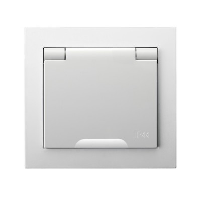 Gniazdo bryzgoszczelne z uziemieniem schuko IP-44 wieczko przezroczyste Gniazdo bryzgoszczelne z uziemieniem schuko IP-44 wieczko przezroczyste